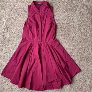 Express button up dress